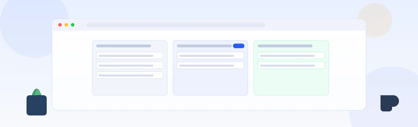 Illustration d'un tableau de la méthode Kanban