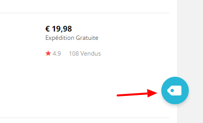 Logo oberlo pour importer des articles sur aliexpress